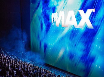 A picture of an Imax screen