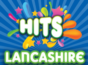 A picture of with `hits Lancashire` written in big white and green characters.
